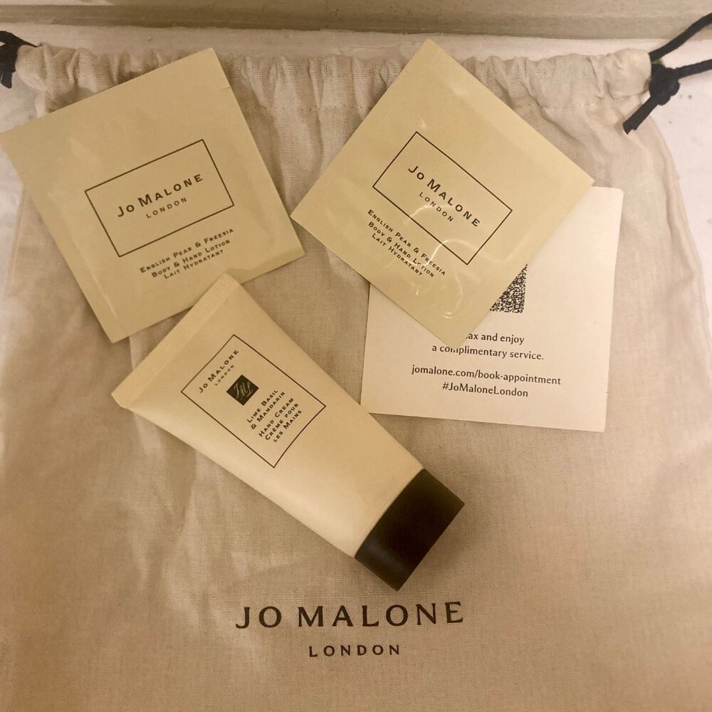 Jo Malone Lime Basil Mandarin Hand Cream 1.7oz/50mL and Bonus Gift Luxery